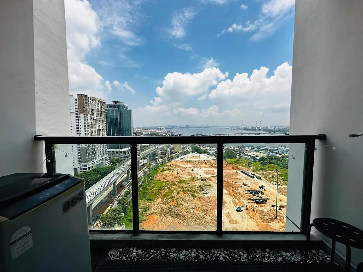 Appartement Rnf Hafiza City Sea View No Parking Johor Bahru